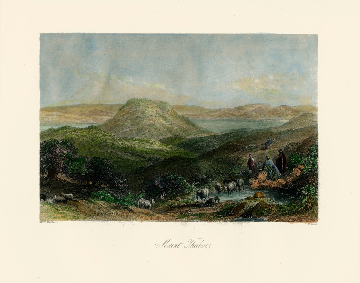 Terra Santa - Monte Thabor - Bíblia de Unbekannter Künstler