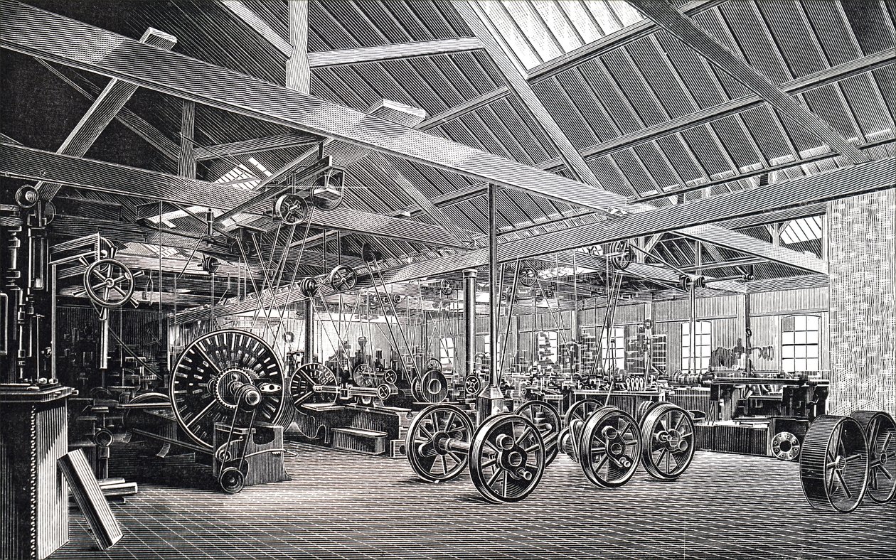 A Casa das Máquinas do Atlas Engine Works. de Unbekannt
