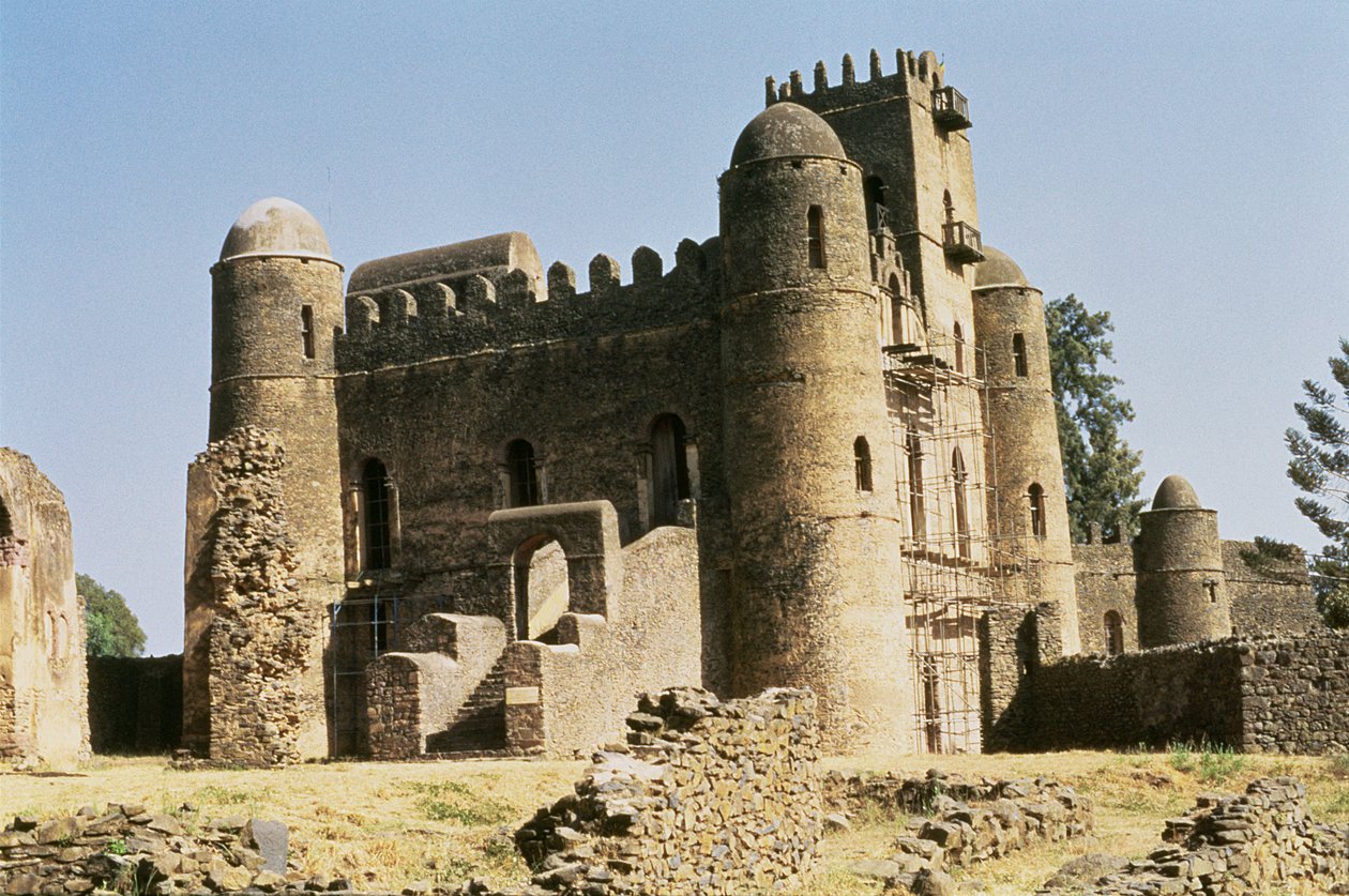 O Palácio do Imperador Fasilidas no Recinto Real (Fasil Ghebbi) (foto) de Unbekannt