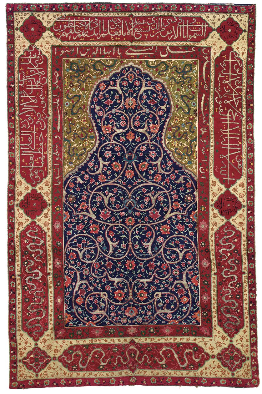 O tapete de oração Perez "Topkapi", Isfahan, Pérsia Central, século 16 ou 17 de Unbekannt