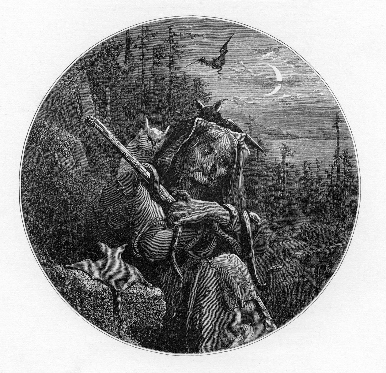 A Tempestade - Shakespeare por Doré de Unbekannter Künstler
