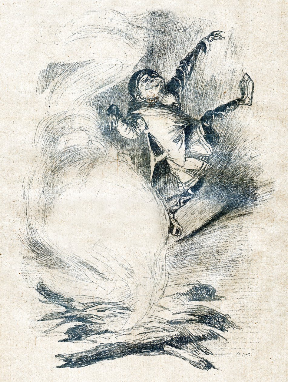 O Tracassin Dwarf. (Ilustração, ca. 1910) de Unbekannter Künstler
