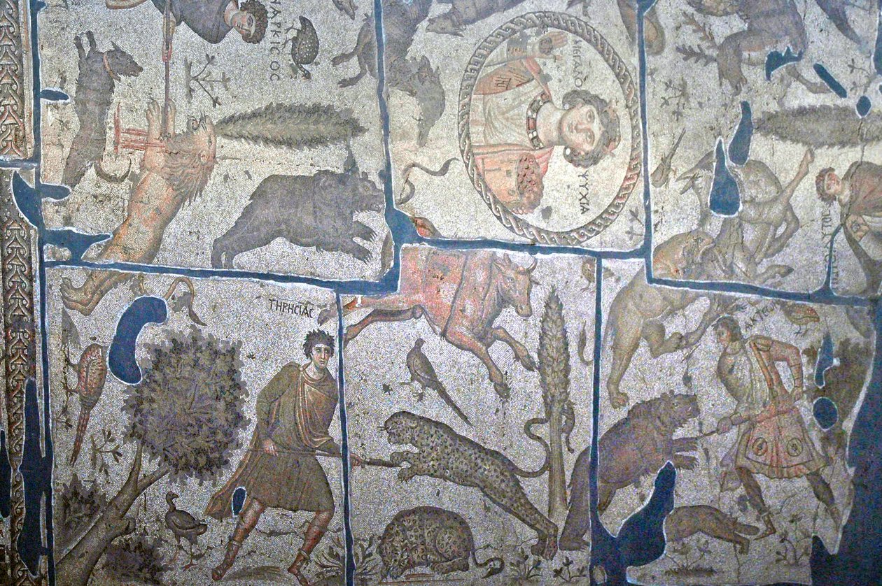 O Mosaico Vakto de Vakto, Turquia de Unbekannt
