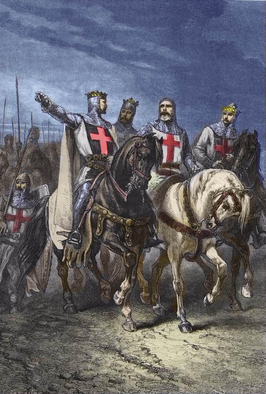 Os líderes da primeira cruzada: Godefroy de Bouillon de Unbekannt