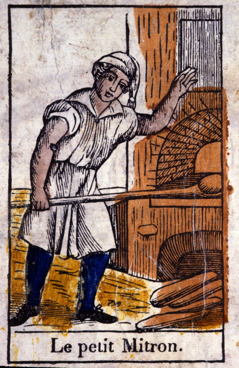 O menino da padaria, c.1850 (gravura) de Unbekannter Künstler