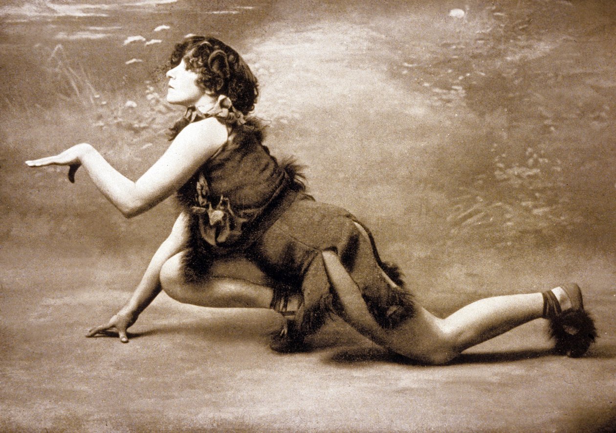 A escritora Colette (Sidonie Gabrielle Colette de Unbekannter Künstler