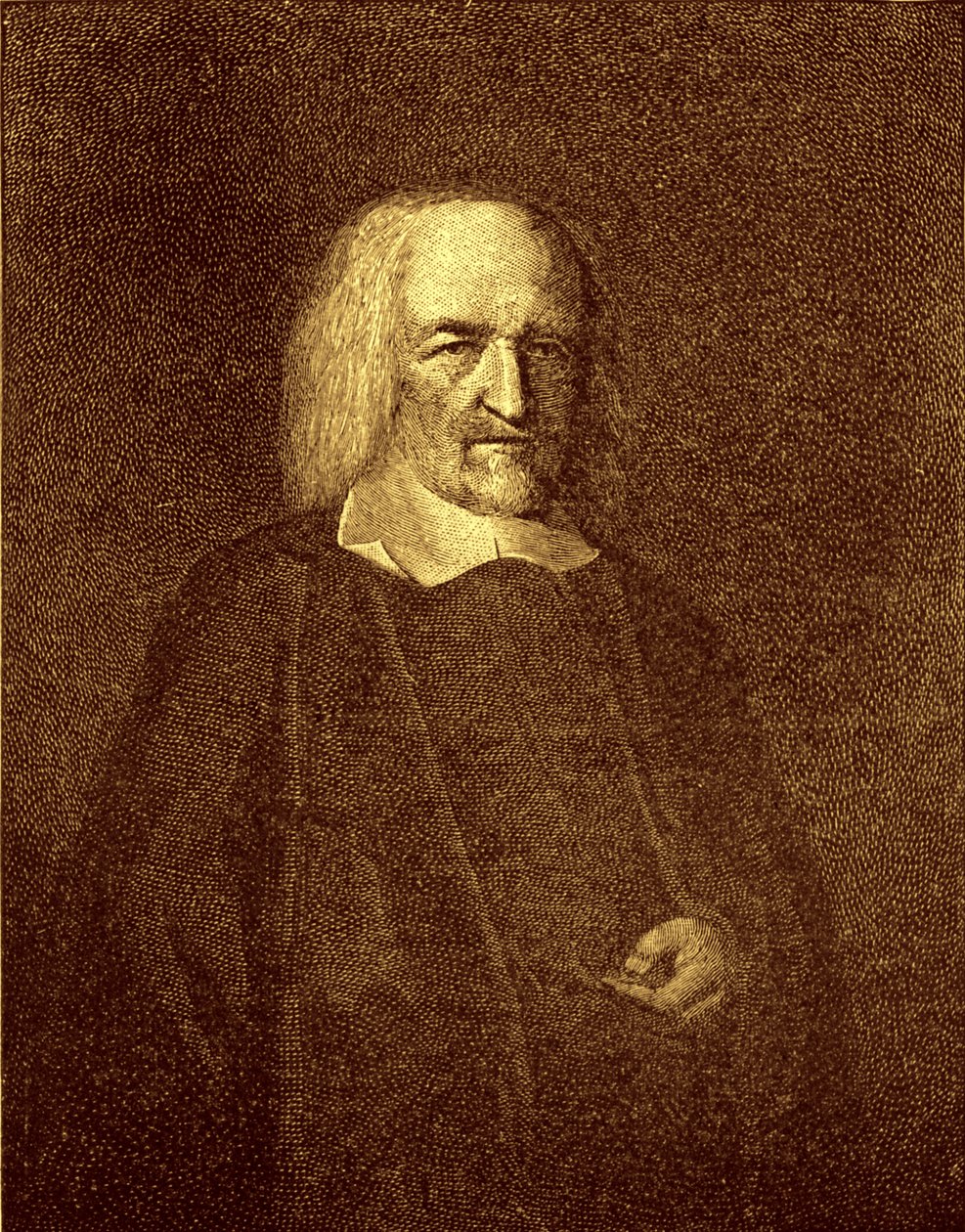 Thomas Hobbes (gravura) de Unbekannter Künstler