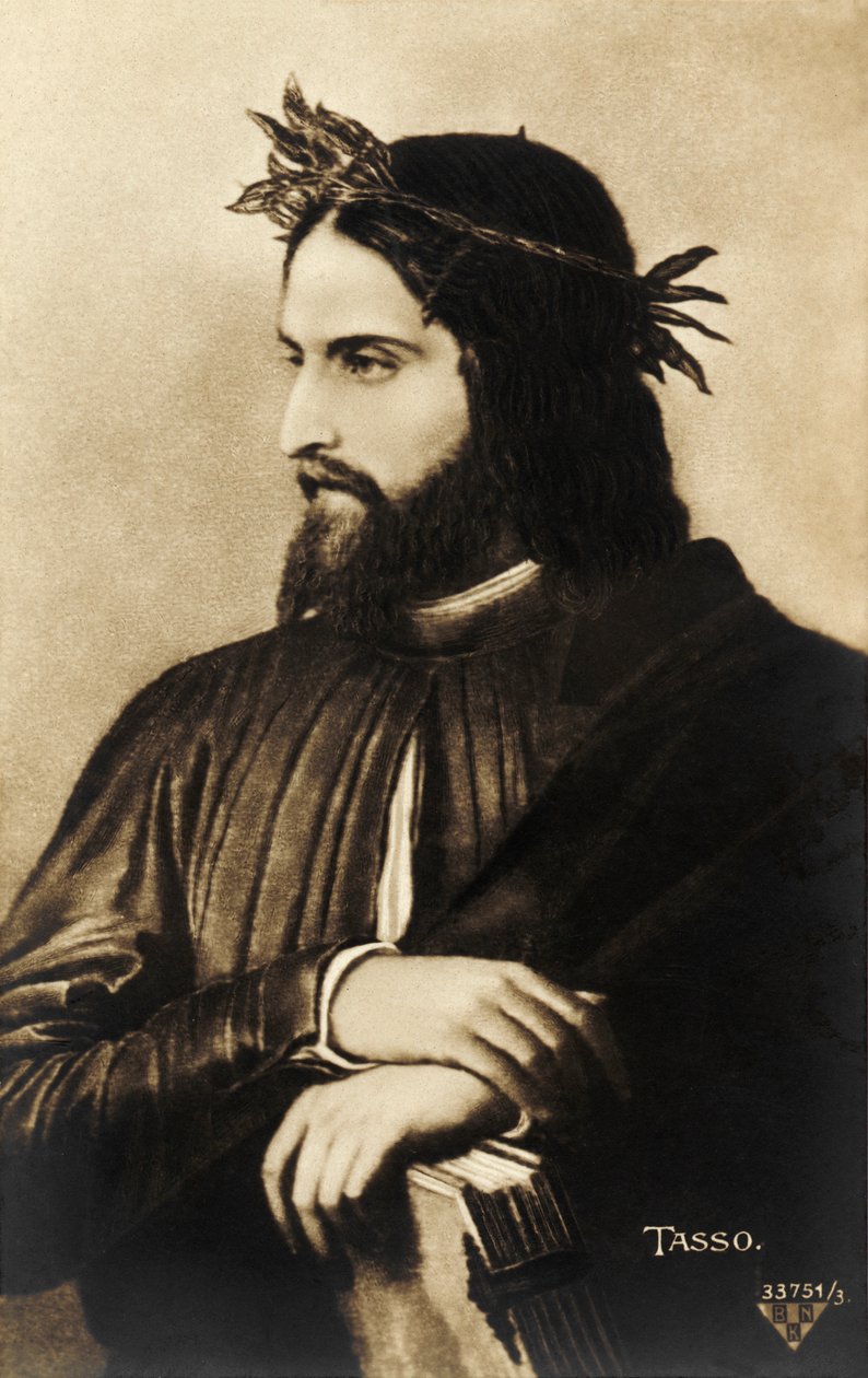 Torquato Tasso Retrato Italiano de Unbekannter Künstler