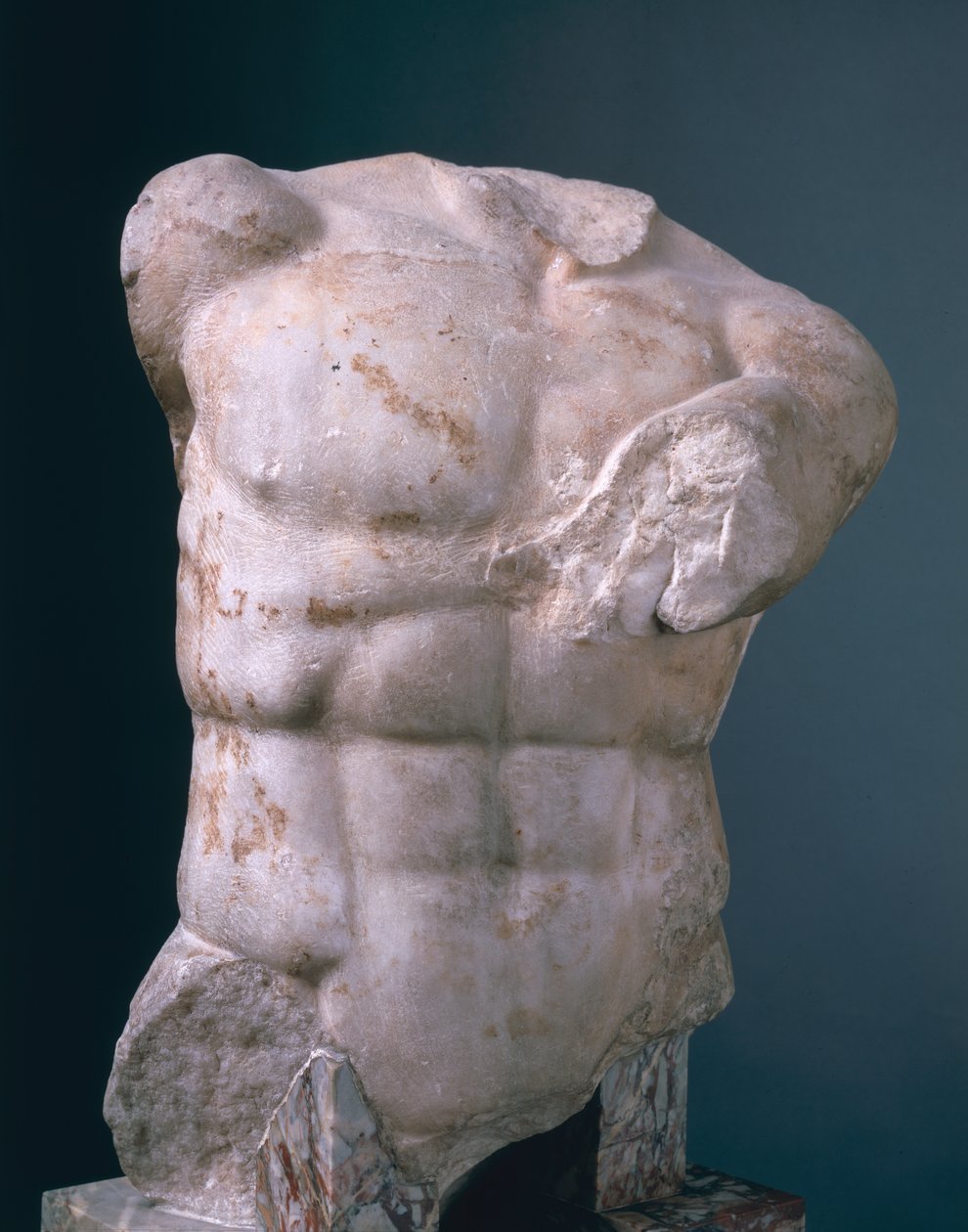 Torso de um atleta, grego (mármore Pariano) de Unbekannt