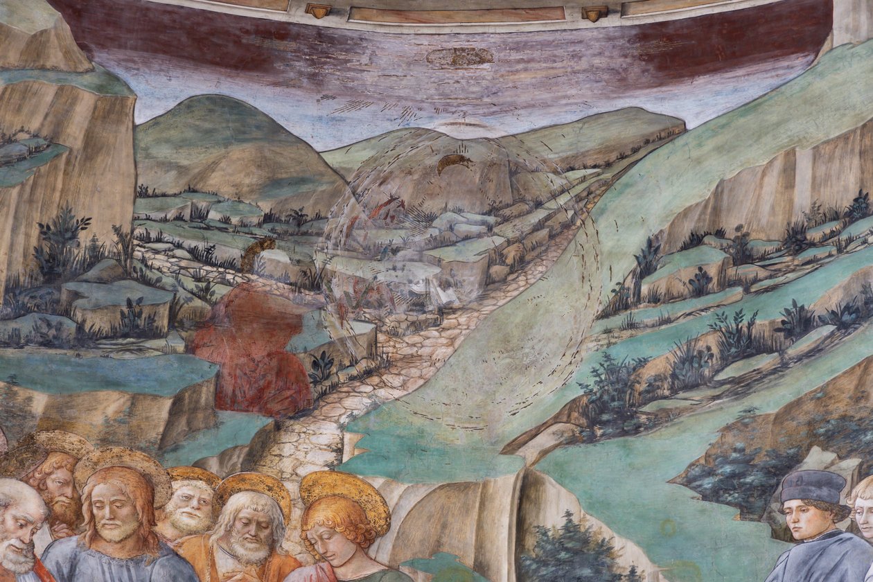 Trânsito de Maria, detalhe de Unbekannter Künstler