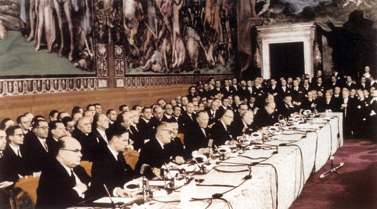 Tratado de Roma, 25 de março de 1957 (foto) de Unbekannter Künstler