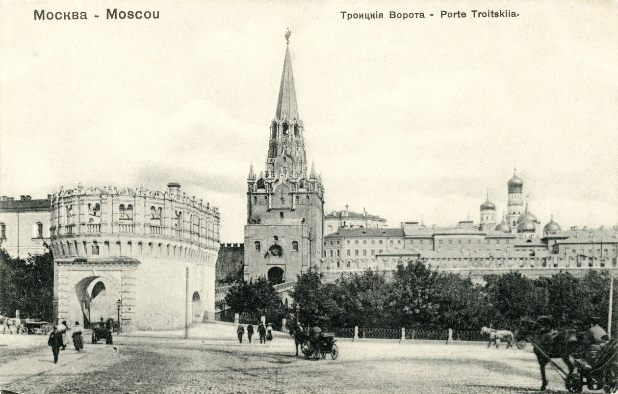 Troitskaia Bashnia (Porta da Trindade), Moscovo de Unbekannter Künstler