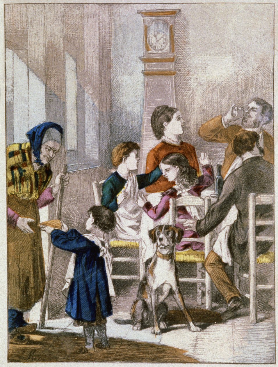 Bolo da Noite de Reis, c. 1890 (gravura) de Unbekannter Künstler