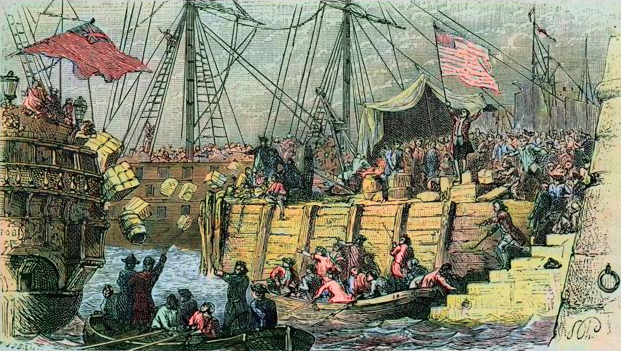 Guerra da Independência dos Estados Unidos: revolta de colonos americanos de Unbekannt