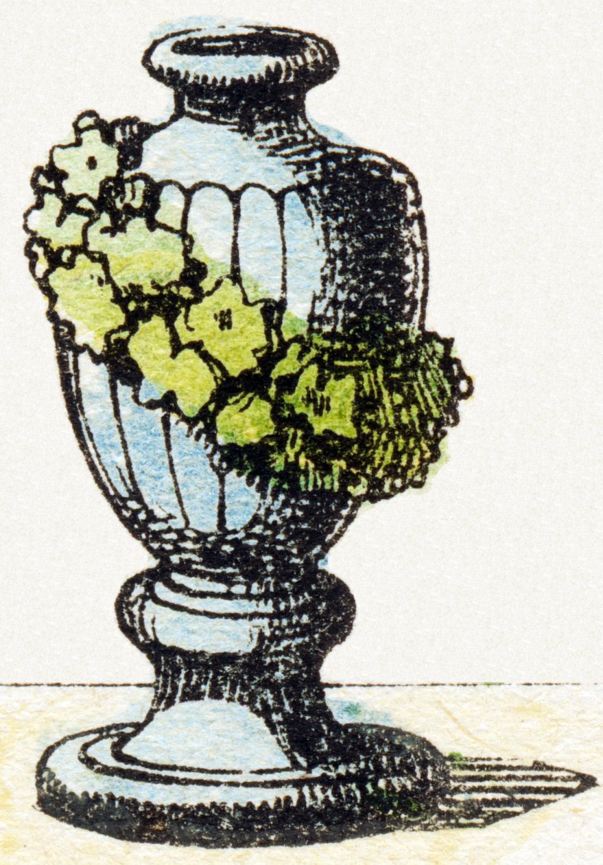 U - Urne - Alfabeto de entretenimento infantil c.1890 (litografia) de Unbekannt