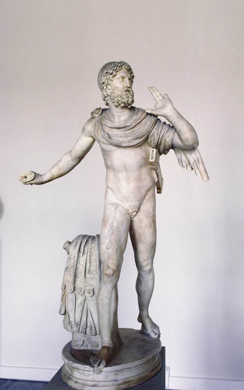 Ulisses, cópia romana do século III a.C. original da escola Pergamo de Unbekannt