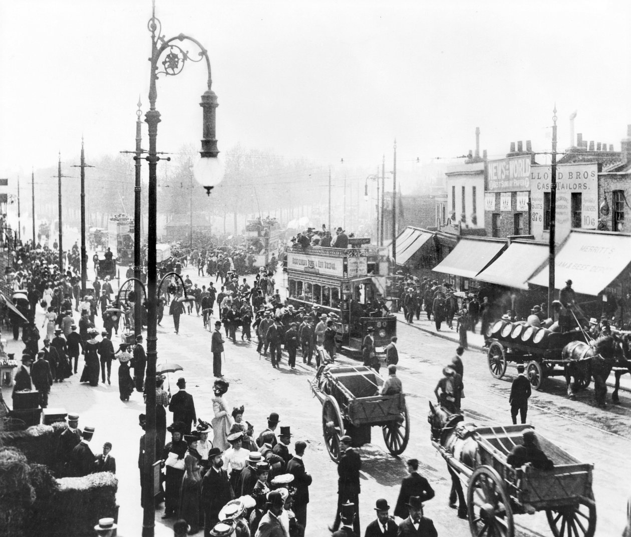 Reino Unido : A Busy Scene on Uxbridge Road. Shepherds Bush, Londres de Unbekannt