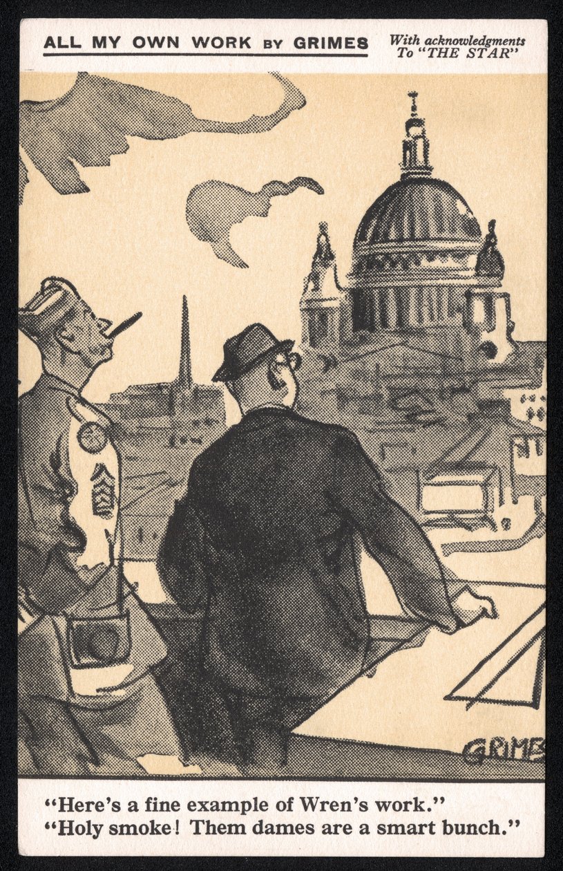 Reino Unido : Um postal humorístico produzido durante a Segunda Guerra Mundial por Raphael Tuck & Sons Ltd de Unbekannt