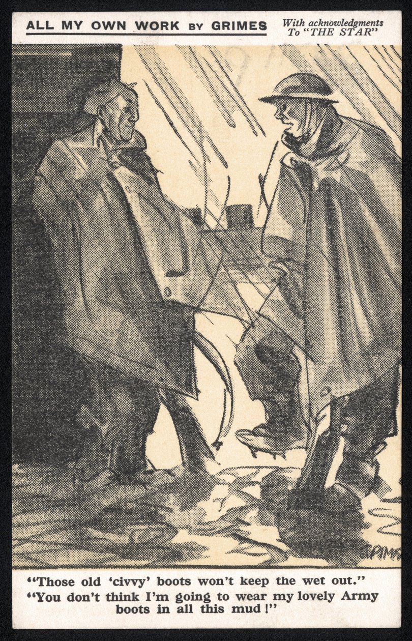 Reino Unido : Um postal humorístico produzido durante a Segunda Guerra Mundial por Raphael Tuck & Sons Ltd de Unbekannt