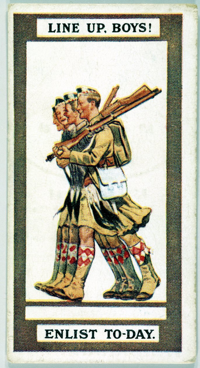 Reino Unido : Cartões de Cigarros - WW1 Recrutamento de Unbekannt