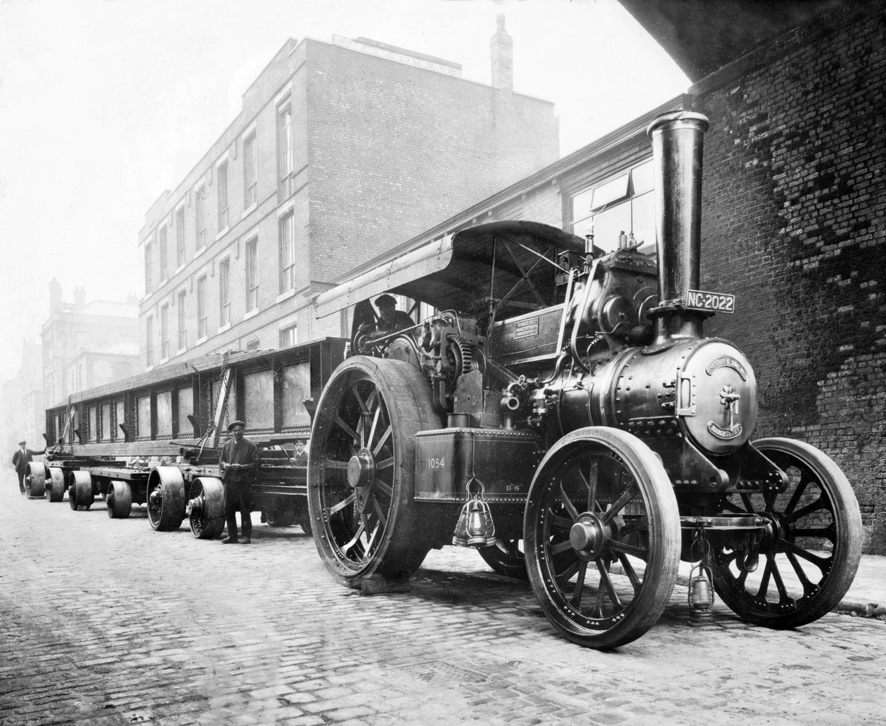 United Kingdon : Um Motor de Tração Reboque Uma Carga. Manchester, c1904 de Unbekannt
