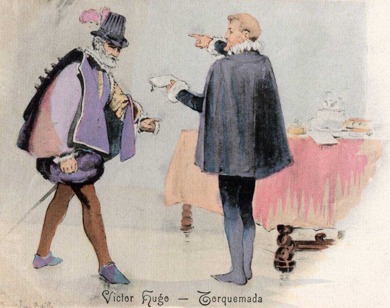 Victor Hugo - ilustração de Unbekannter Künstler