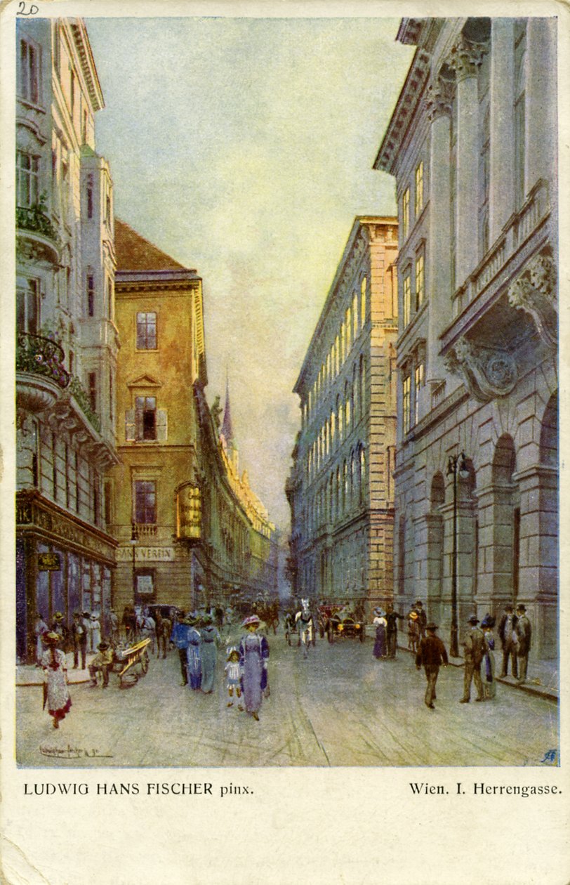 Viena, Áustria: Herrengasse de Unbekannter Künstler