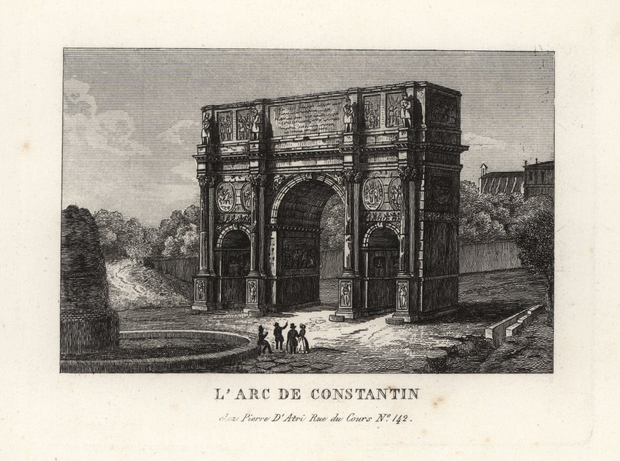 Vista do Arco de Constantino, Arco di Costantino, Roma de Unbekannt