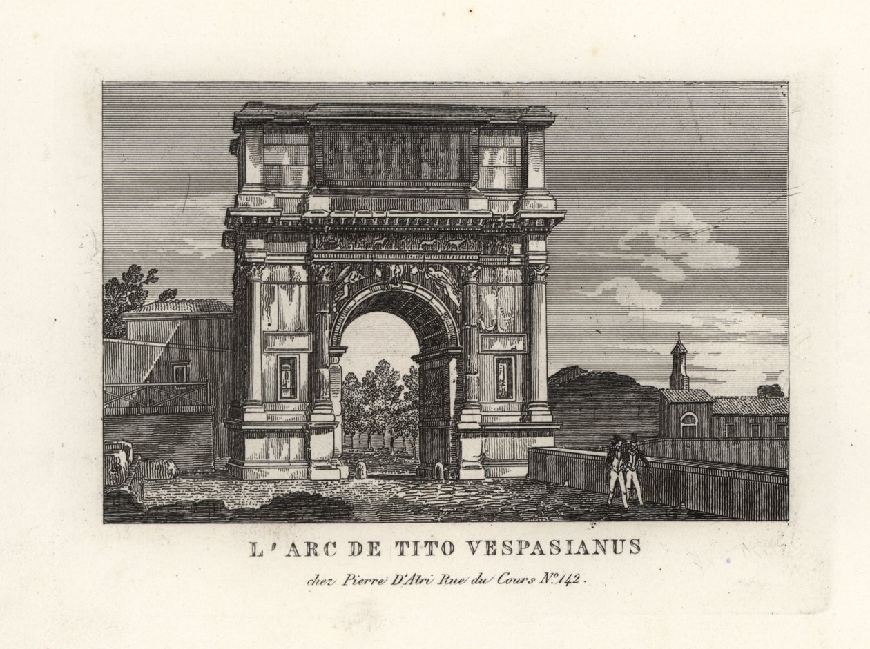 Vista do Arco de Tito, l