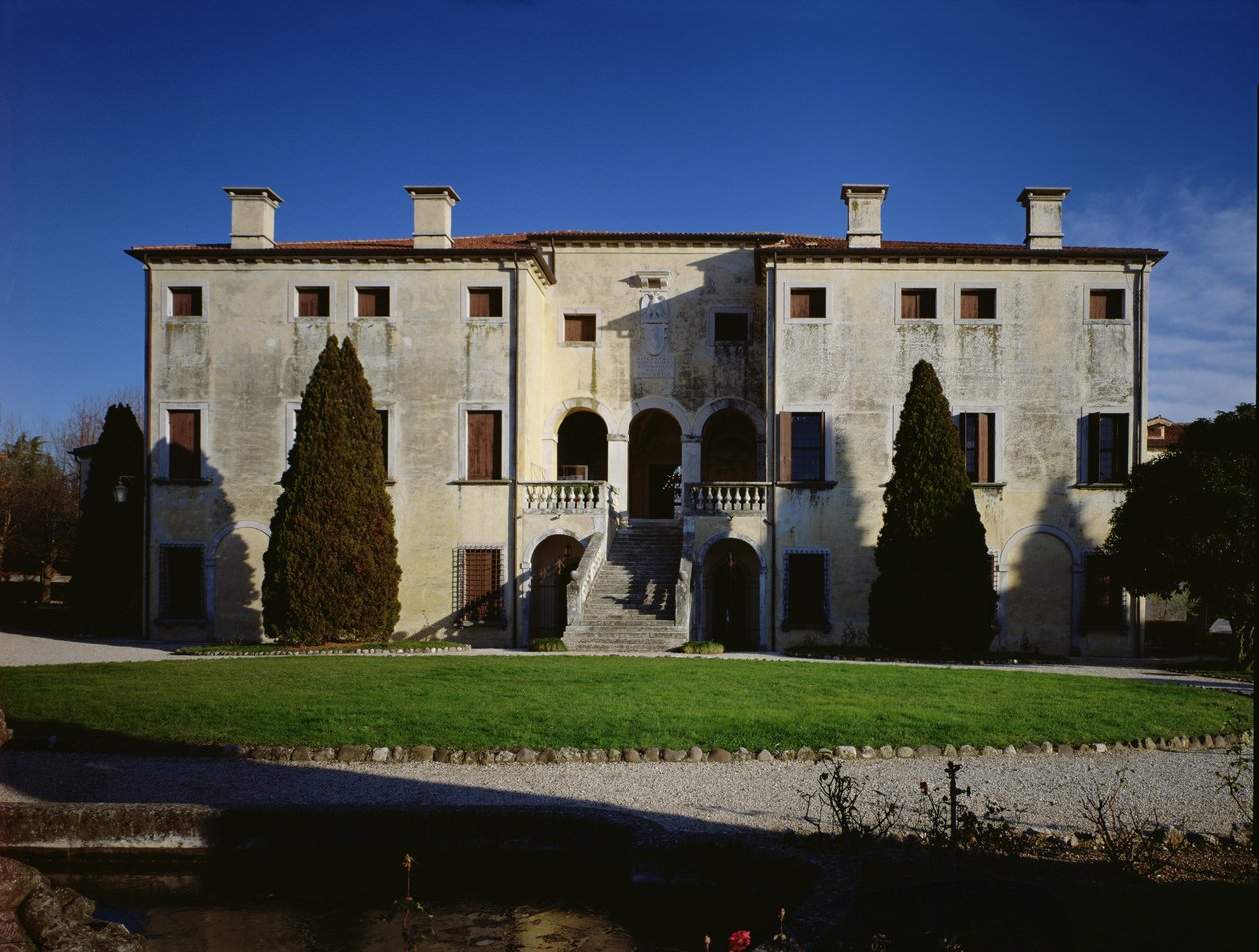 Villa Godi (agora chamada Malinverni), Lonedo, Vicenza (foto) de Unbekannt