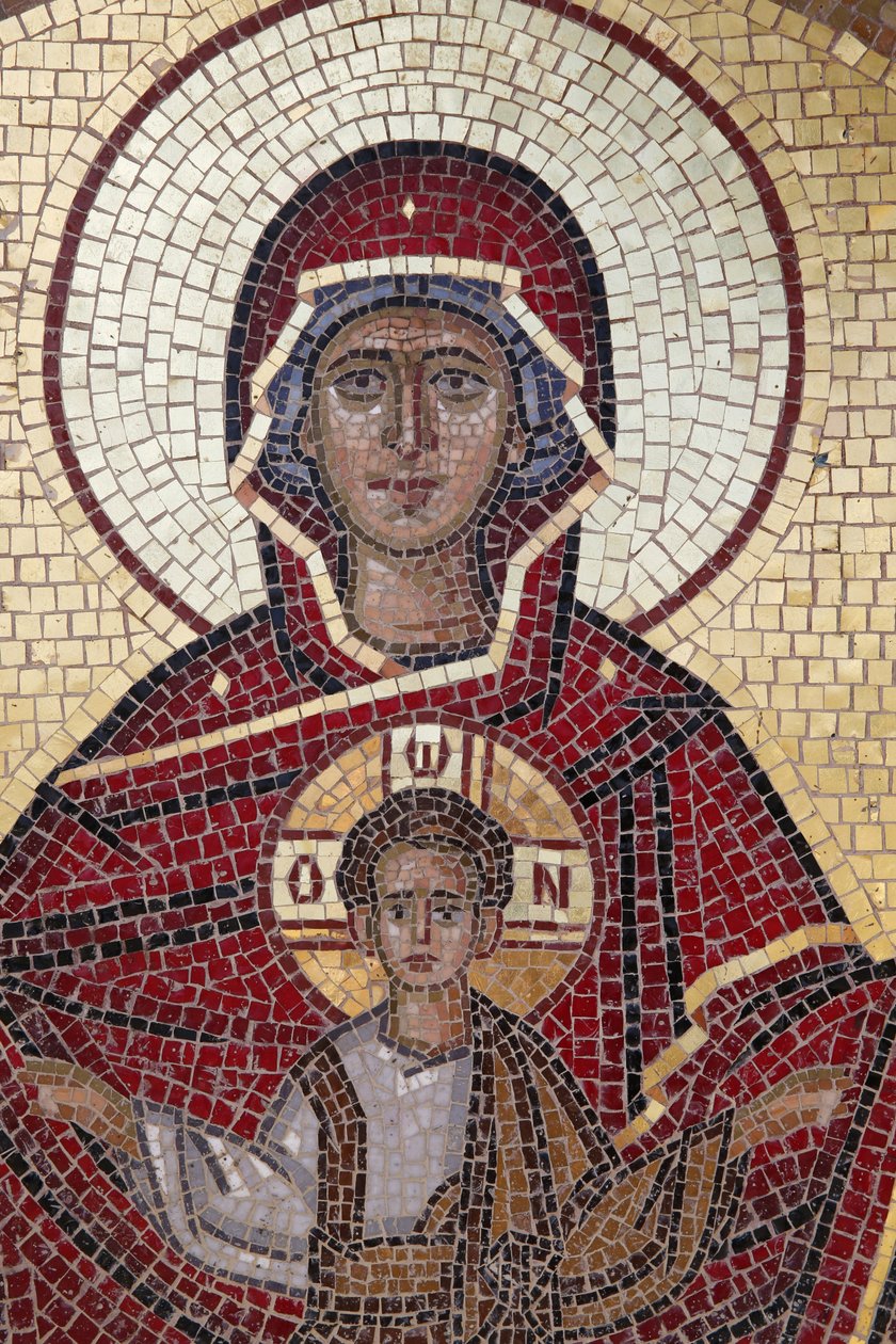 Mosaico virgem e infantil, 20150511, Chipre de Unbekannt