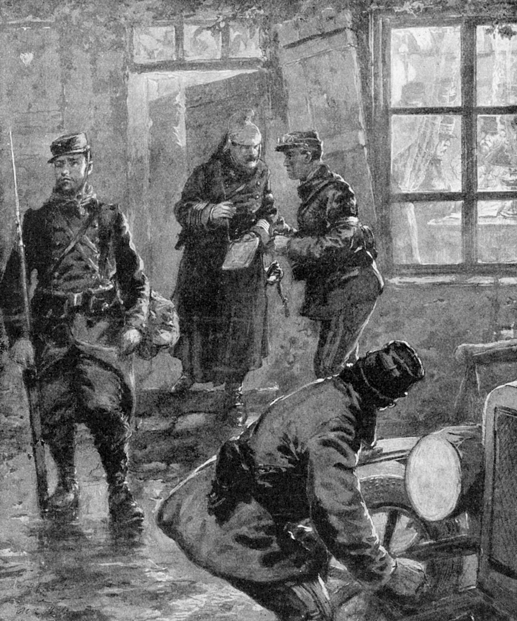 I Guerra Mundial - O Marechal de Campo Francês e o General Joffre de Unbekannter Künstler