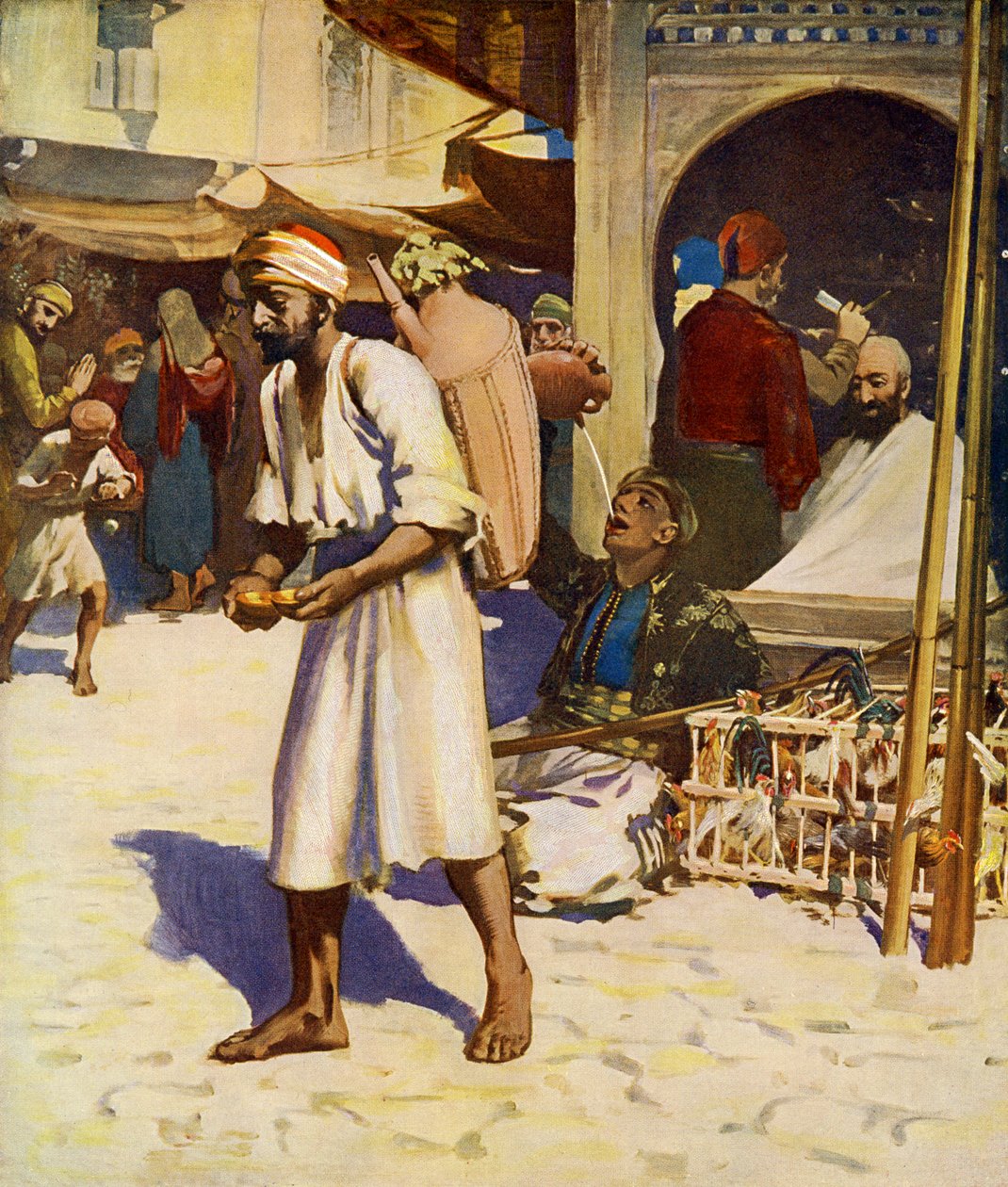 Vendedor de água, Palestina de Unbekannter Künstler