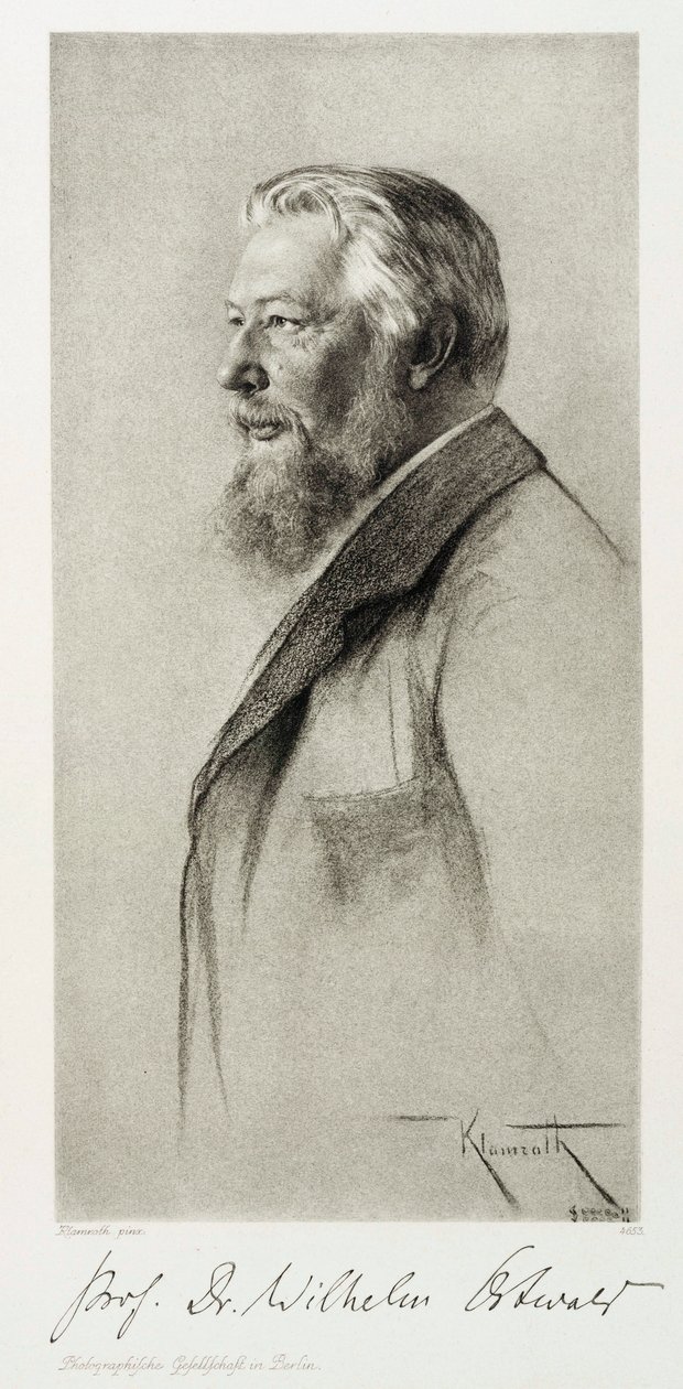 Wilhelm Ostwald, químico letão, c 1910 de Unbekannt