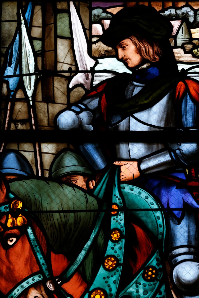 Janela, Catedral de Bourges, França (vitral) de Unbekannter Künstler