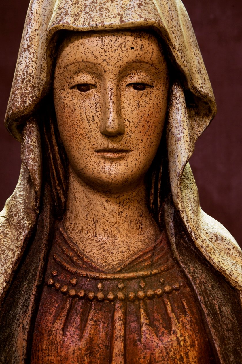Estátua em madeira de Santa Ana, Rennes, Ille et Vilaine, França (foto) de Unbekannt