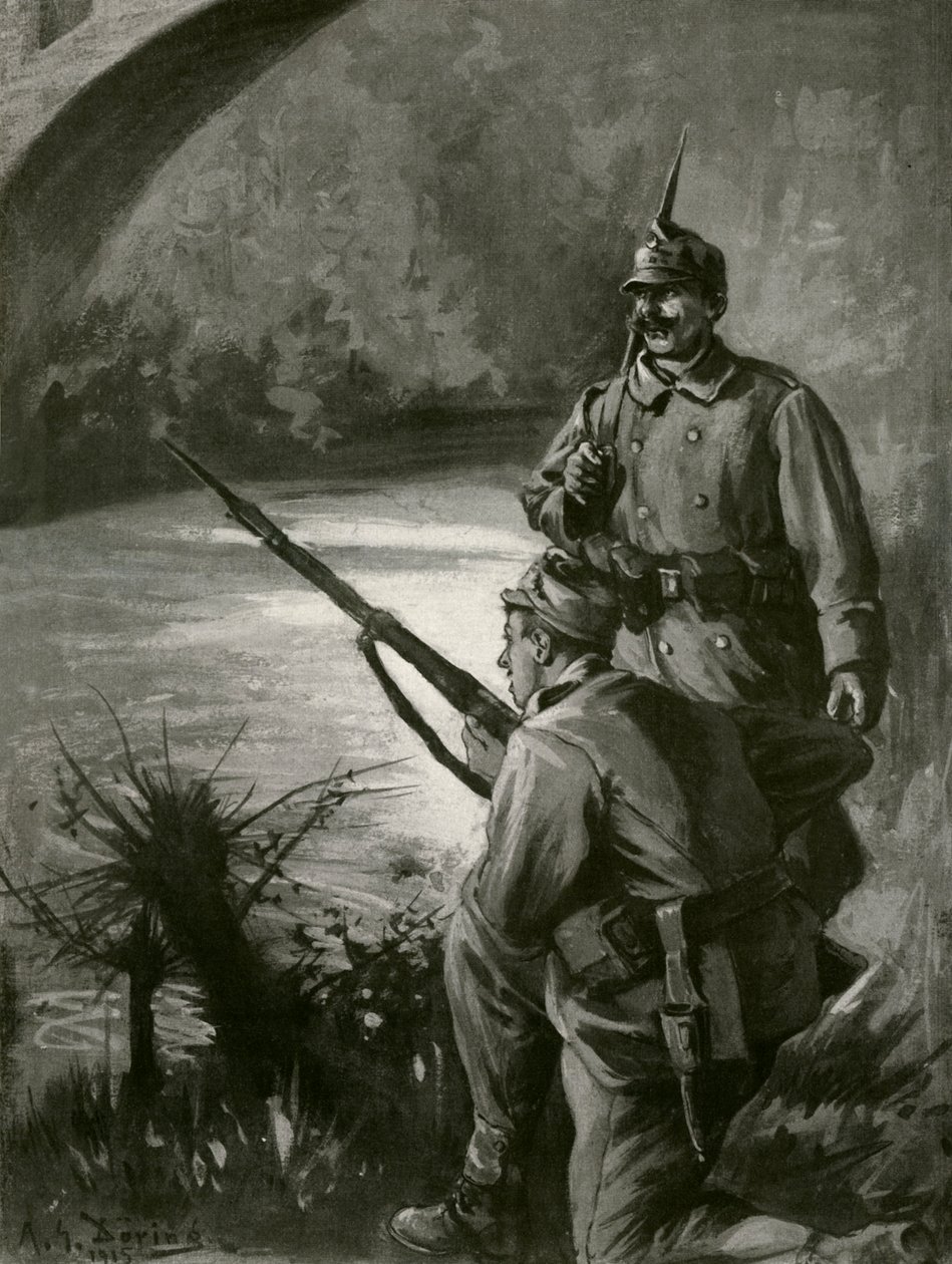 Primeira Guerra Mundial: 3ª Ofensiva das Batalhas do Isonzo de Unbekannter Künstler