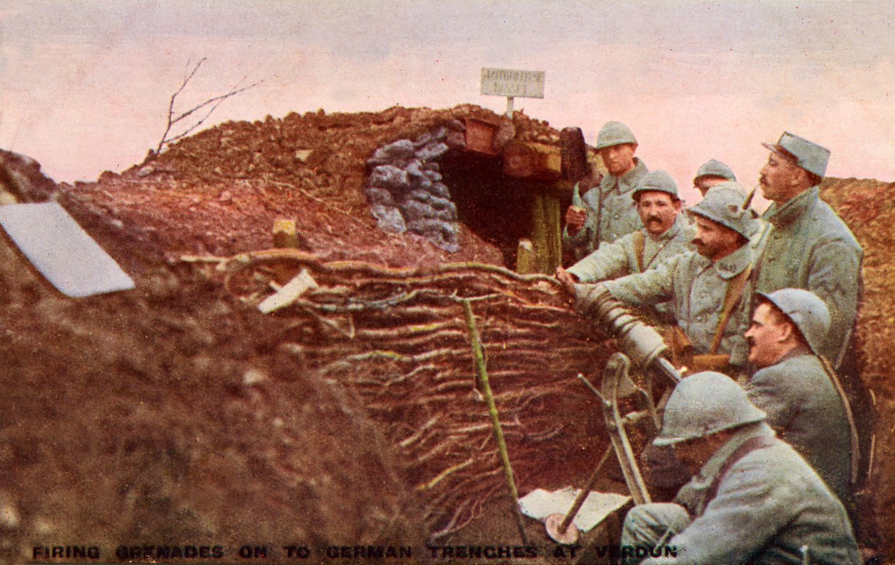 Primeira Guerra Mundial: Batalha de Verdun de Unbekannter Künstler