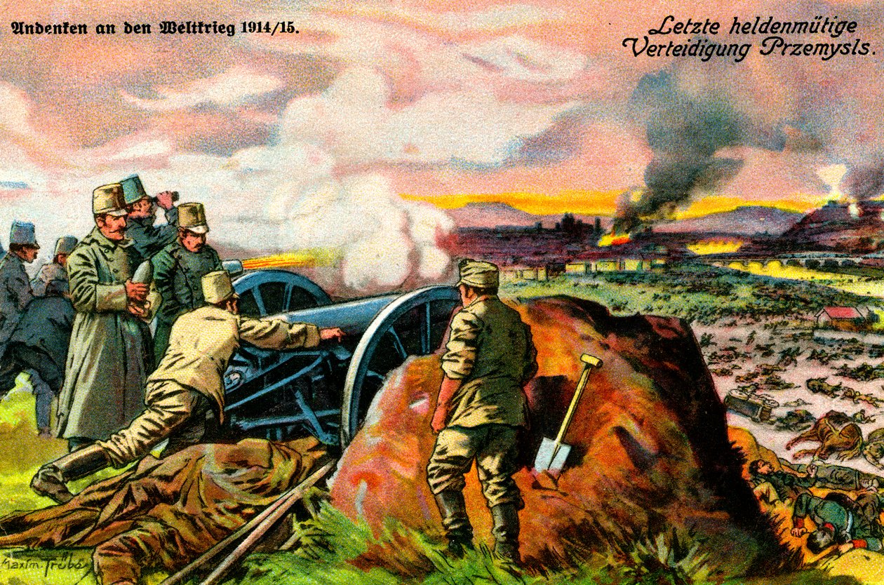 Primeira Guerra Mundial: Defesa austro-húngara de Przemyl de Unbekannter Künstler