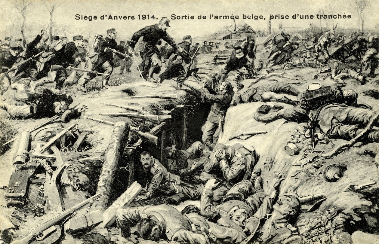 Primeira Guerra Mundial: Cerco de Antuérpia de Unbekannter Künstler