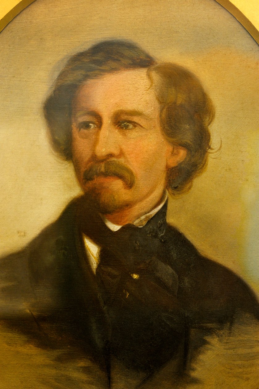 retrato do jovem Dickens de Unbekannter Künstler