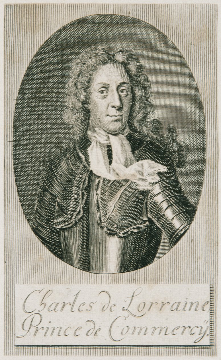 Charles V Leopold Duque de Lorena de Unbekannter Stecher