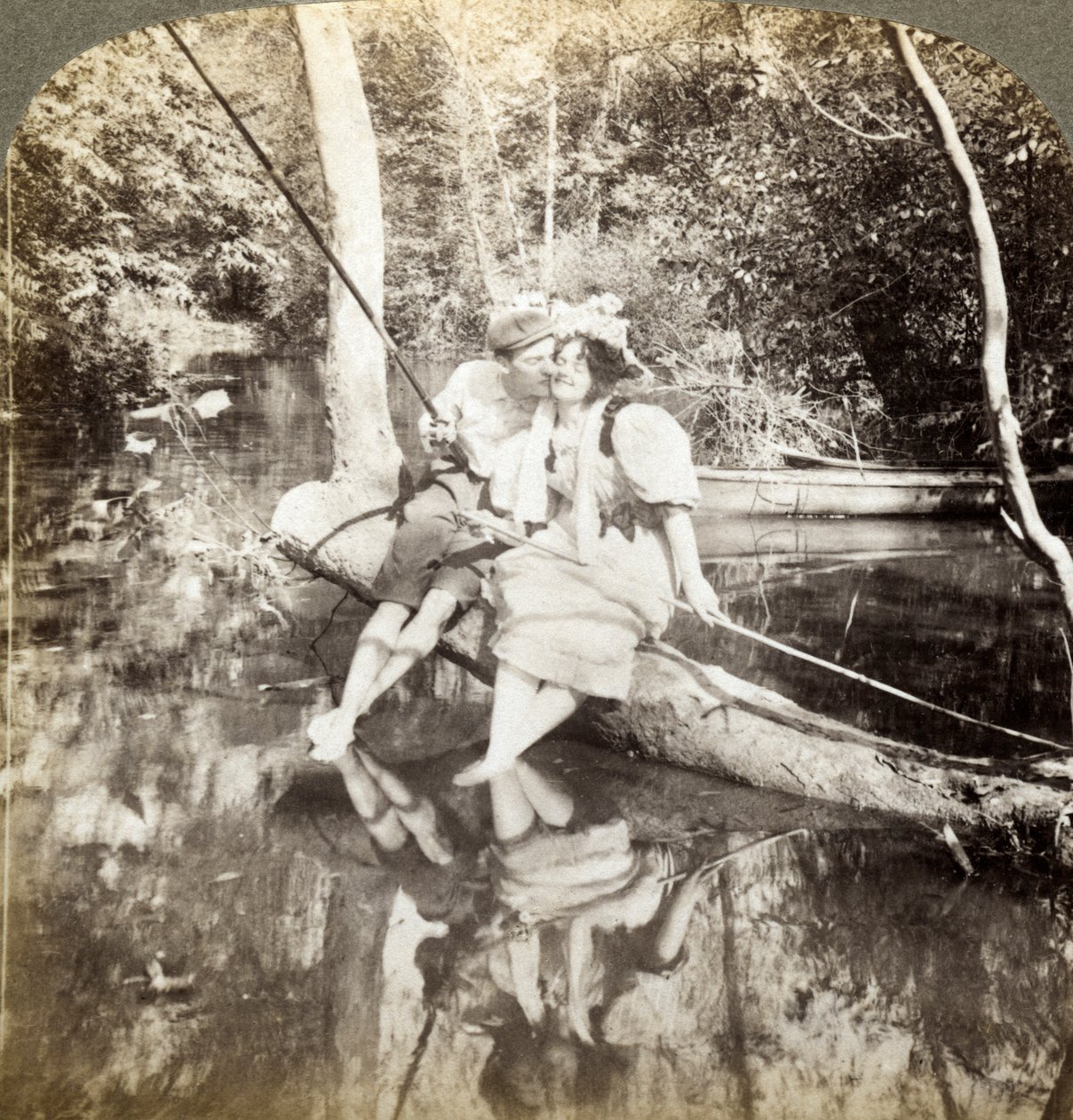 Uma pesca cheira. de Underwood and Underwood