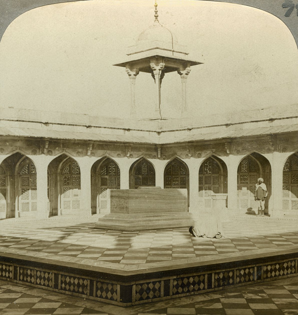 Túmulo de Akbars, Sikandara, Uttar Pradesh, Índia, c1900s. de Underwood and Underwood