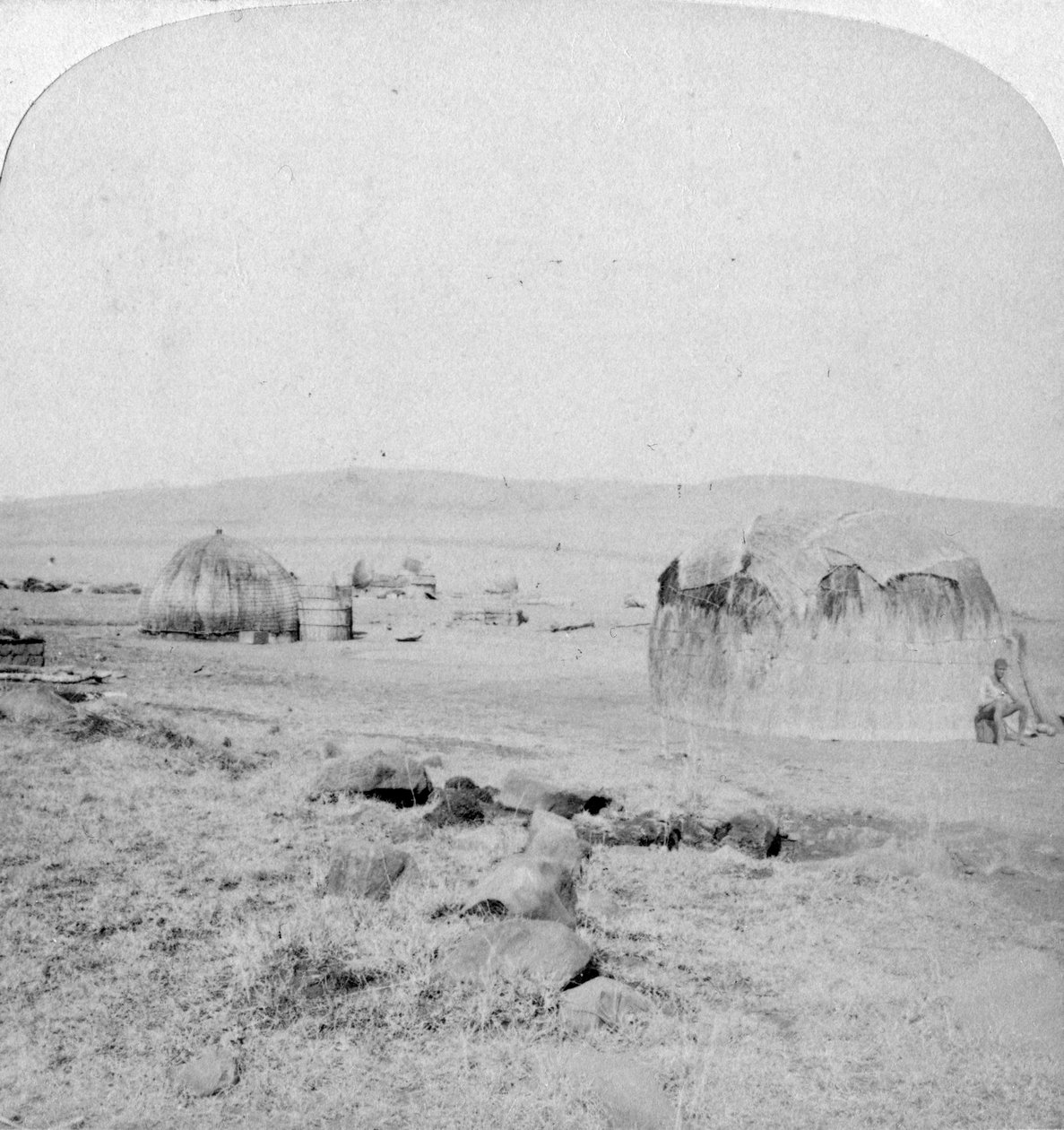 Krantz Kloof, Natal, África do Sul, 2ª Guerra dos Bôeres, 1901 de Underwood and Underwood