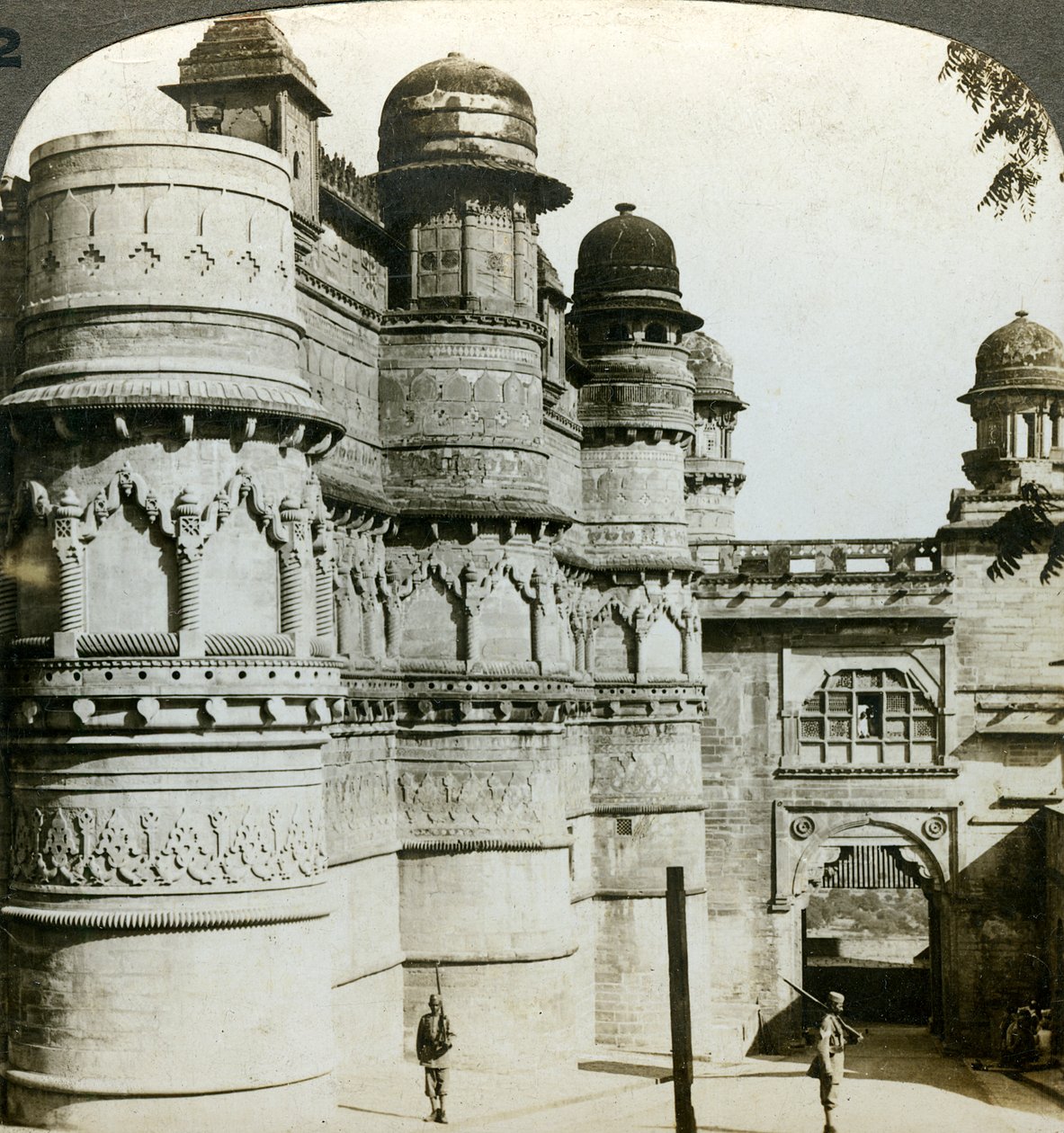 Palácio de Man Singh, Gwalior, Madhya Pradesh, Índia, c1900s. de Underwood and Underwood