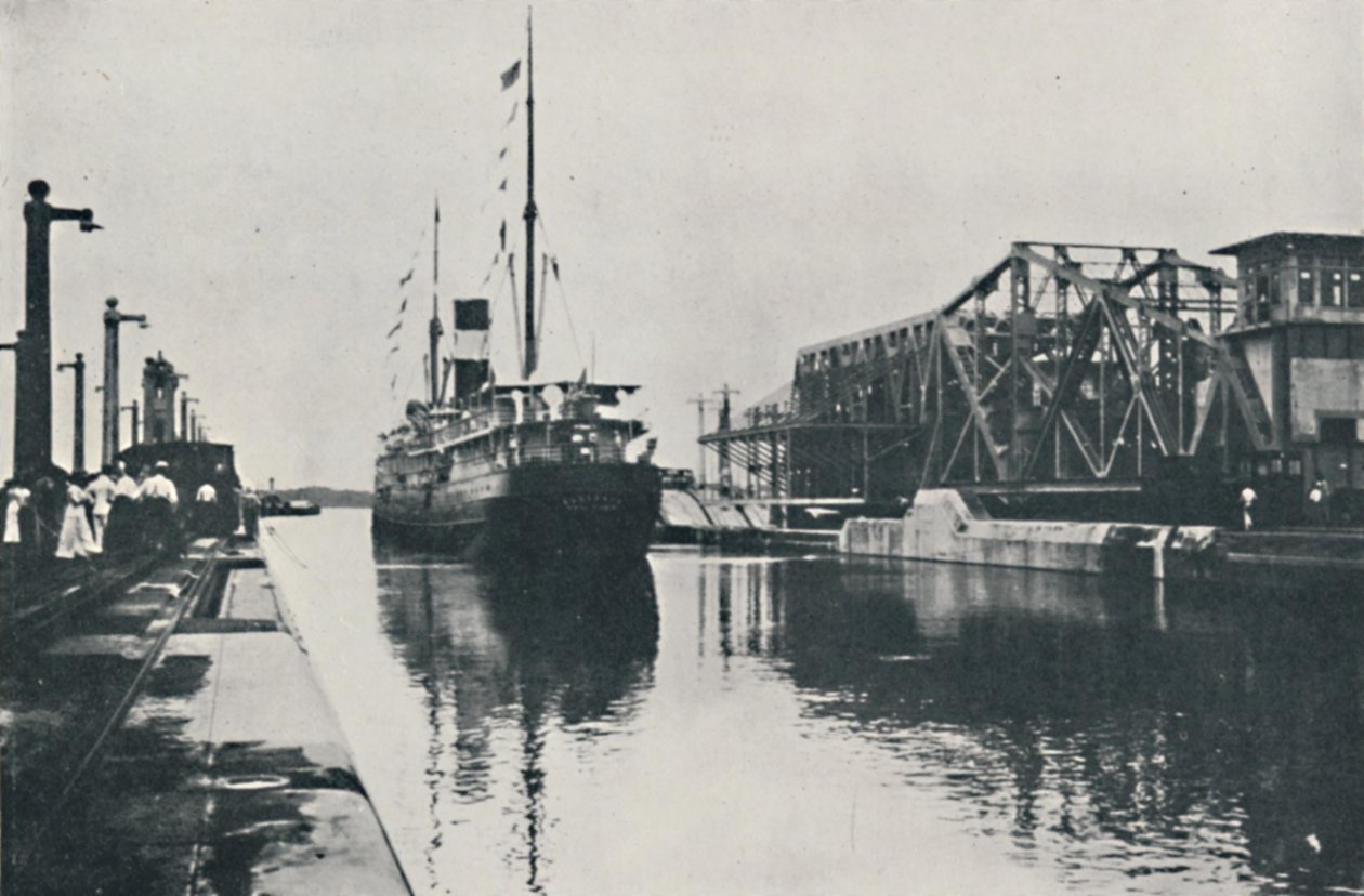 Abertura do Canal do Panamá, 1916 de Underwood and Underwood