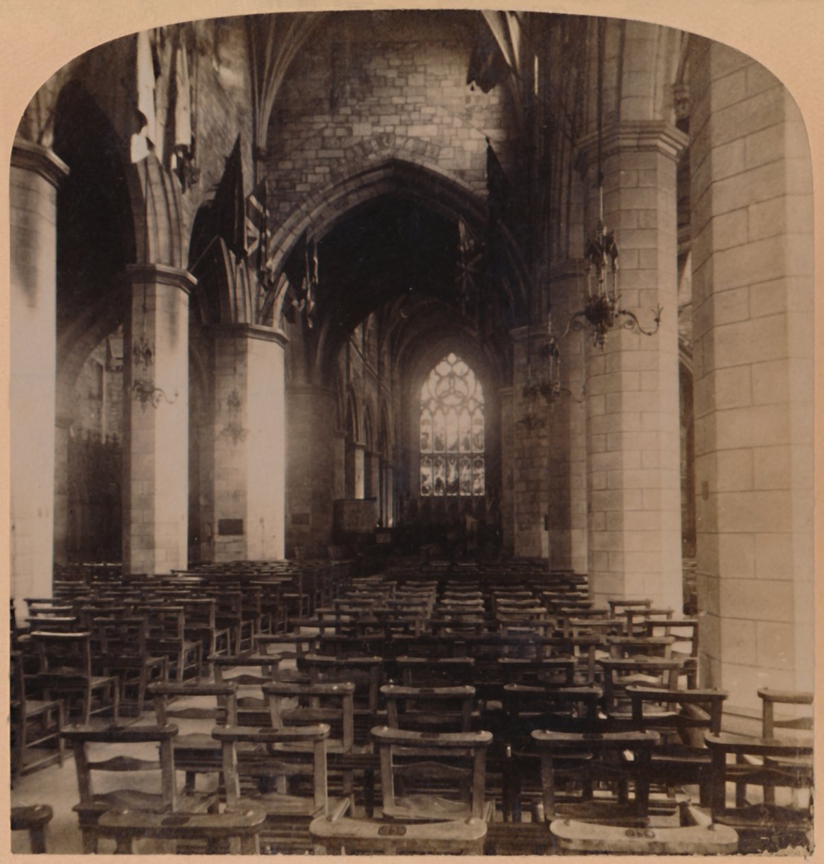 Catedral de St. Giles, Edimburgo, Escócia, 1896. de Underwood and Underwood