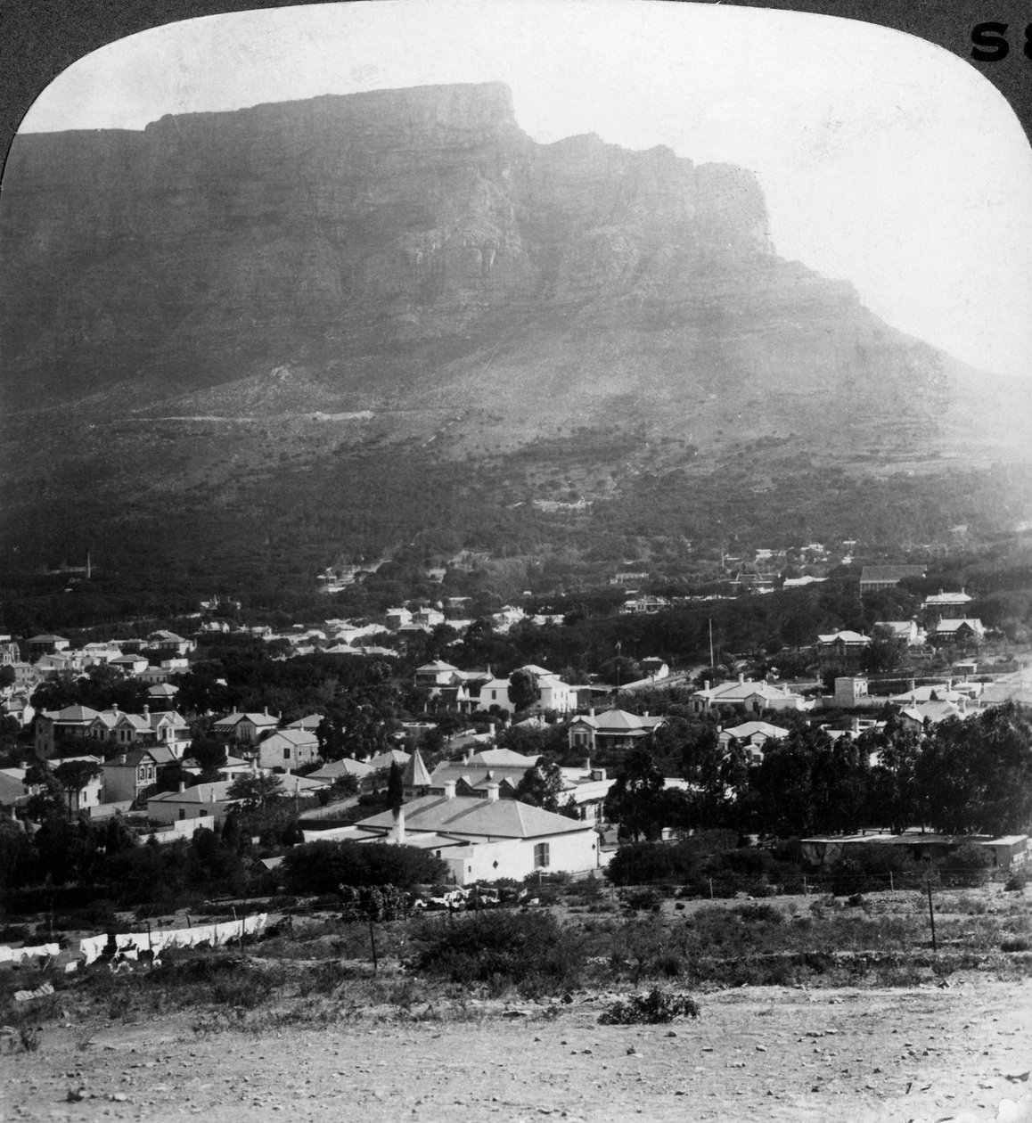 Table Mountain, Cidade do Cabo, África do Sul. de Underwood and Underwood