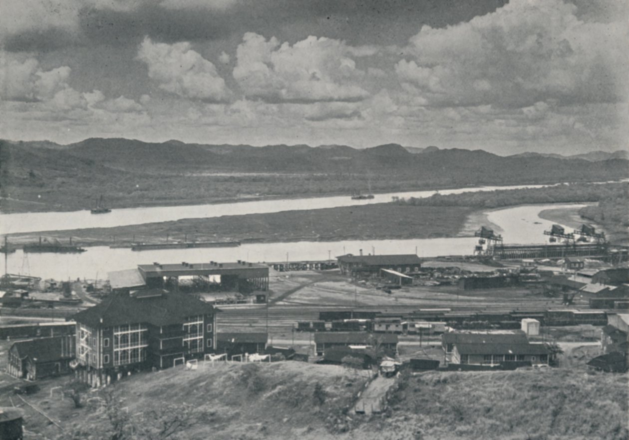 Canal do Panamá, 1916 de Underwood and Underwood